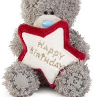 4" Happy Birthday Star Me to You Bear Extra Image 2 Preview